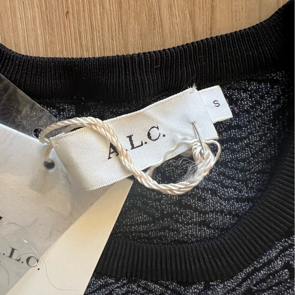 NWT A.L.C. ‘Deele’ Knit Flare Mini Dress • S - Picture 5 of 7